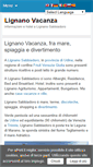 Mobile Screenshot of lignanovacanza.com