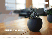Tablet Screenshot of lignanovacanza.com